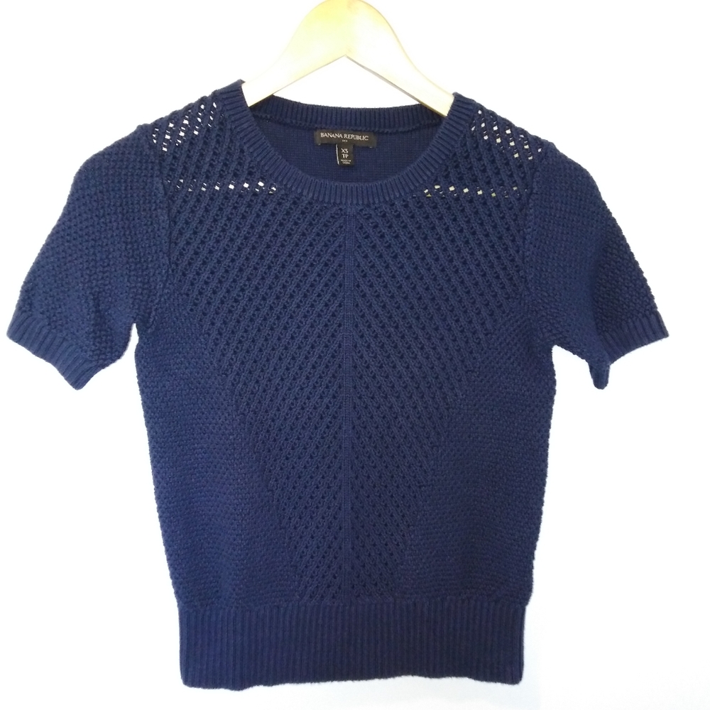 PETITE Banana Republic women's short sleeve top